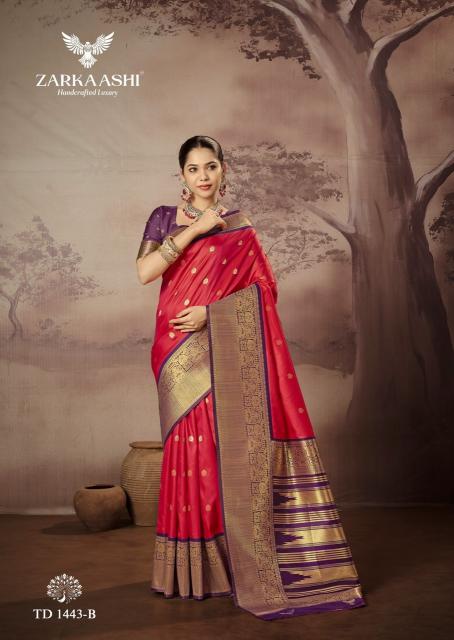 Zarkaashi sharini vol 3 banarasi silk direct saree